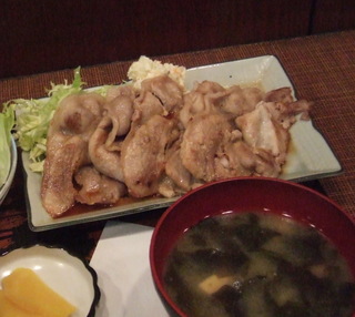 豚ロースしょうが焼き定食