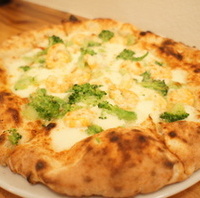 小エビとブロッコリー