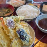 魚いっぱい天ぷら定食