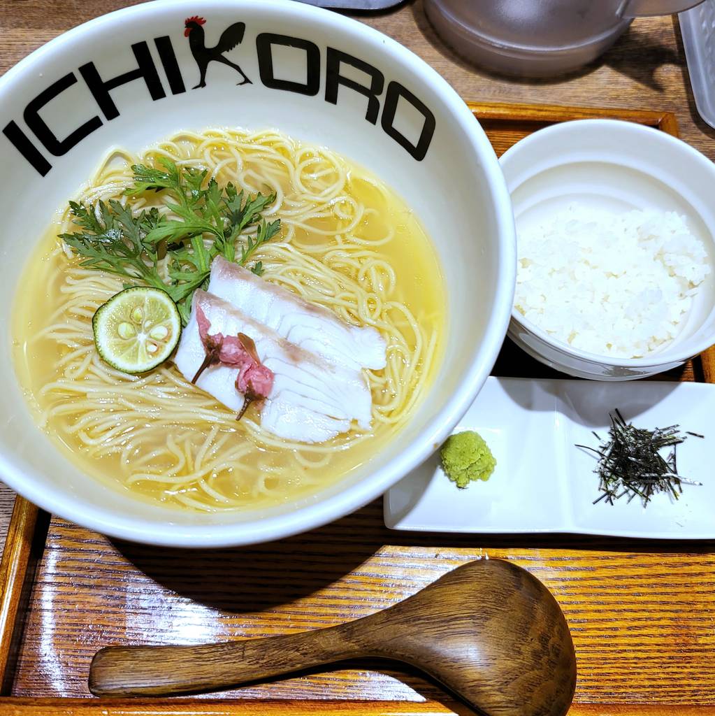 特製鯛そば　ご飯・薬味付き