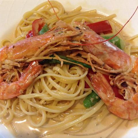 赤海老のリングイネ