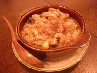 トリッパと豆の煮込み