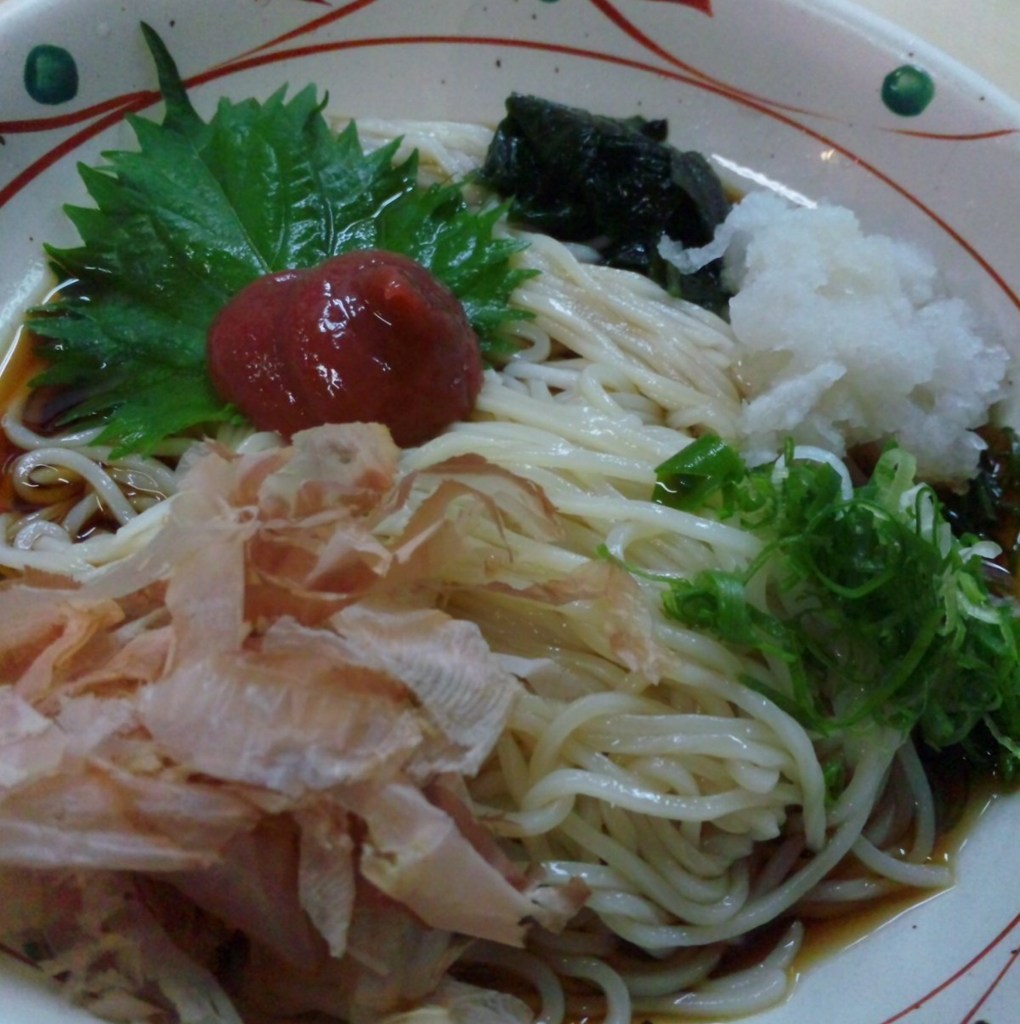 冷やし梅おろしうどん