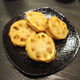 蓮根の挟み揚げ