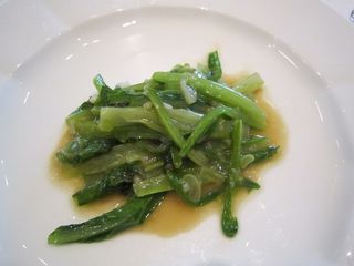 中国野菜の塩炒め