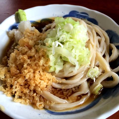 冷やしたぬきうどん
