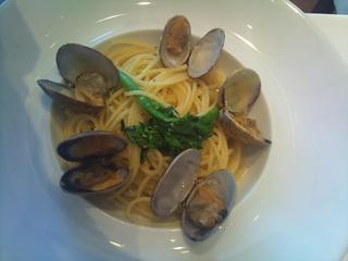 ボンゴレビアンゴスパゲテッィーニ