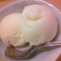 梅のシャーベット