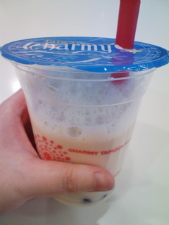 タピオカドリンク　ジャスミンミルクティー