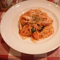 トマトソースのパスタ