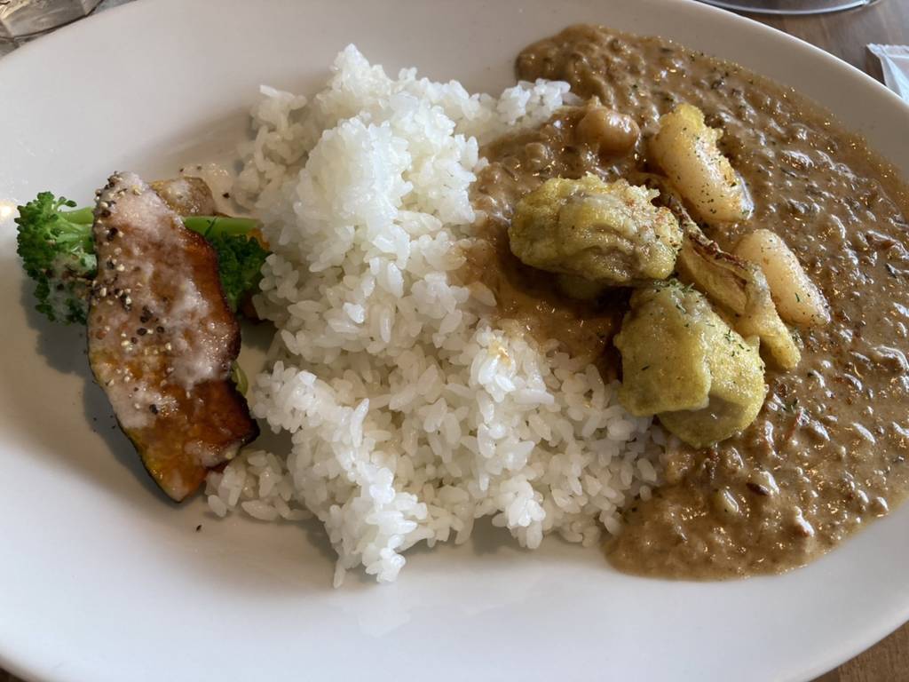 シーフードホワイトカレー