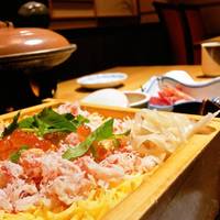 かにせいろと刺身御膳