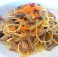 ４種類のキノコのペペロンチーノ