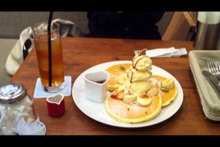 塩キャラメルのパンケーキ