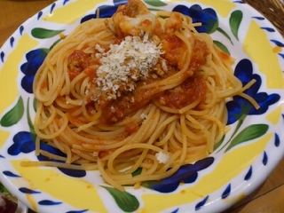 本日のスパゲティセット