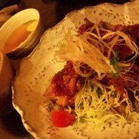 鶏ネギソース定食