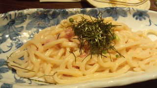 めんたいカルボうどん