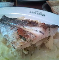 博多産　スズキのオーブン焼き