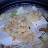 たぬき豆腐鍋