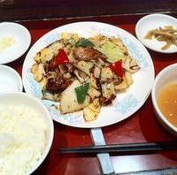 回鍋肉のランチ