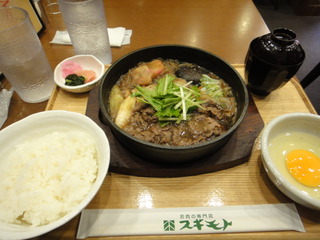 すき焼き定食