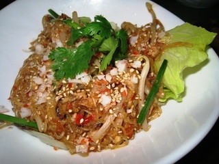 海老と春雨の炒め物
