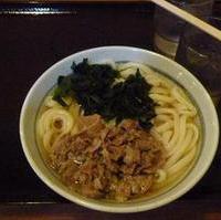 肉ぶっかけうどん