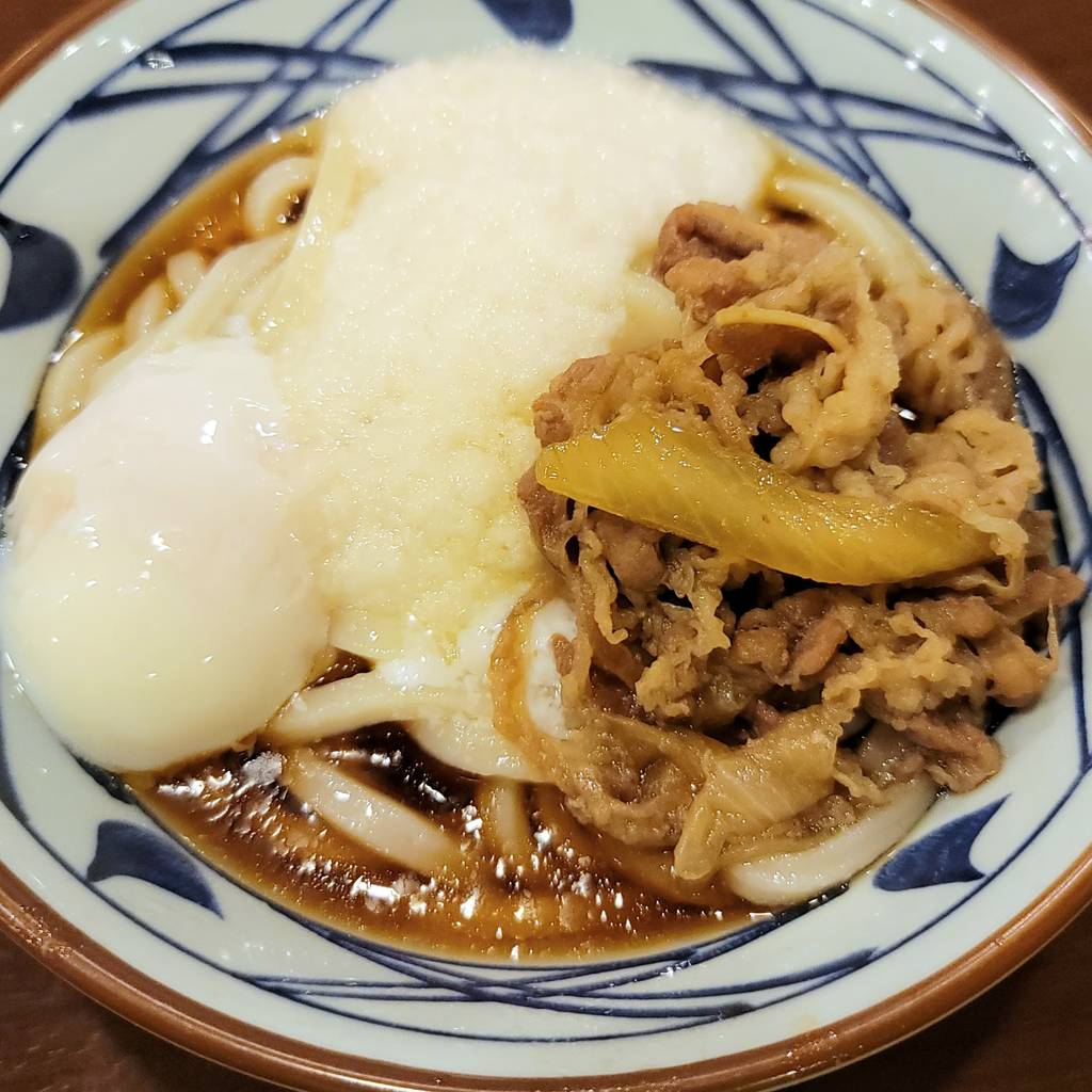 牛とろ玉うどん