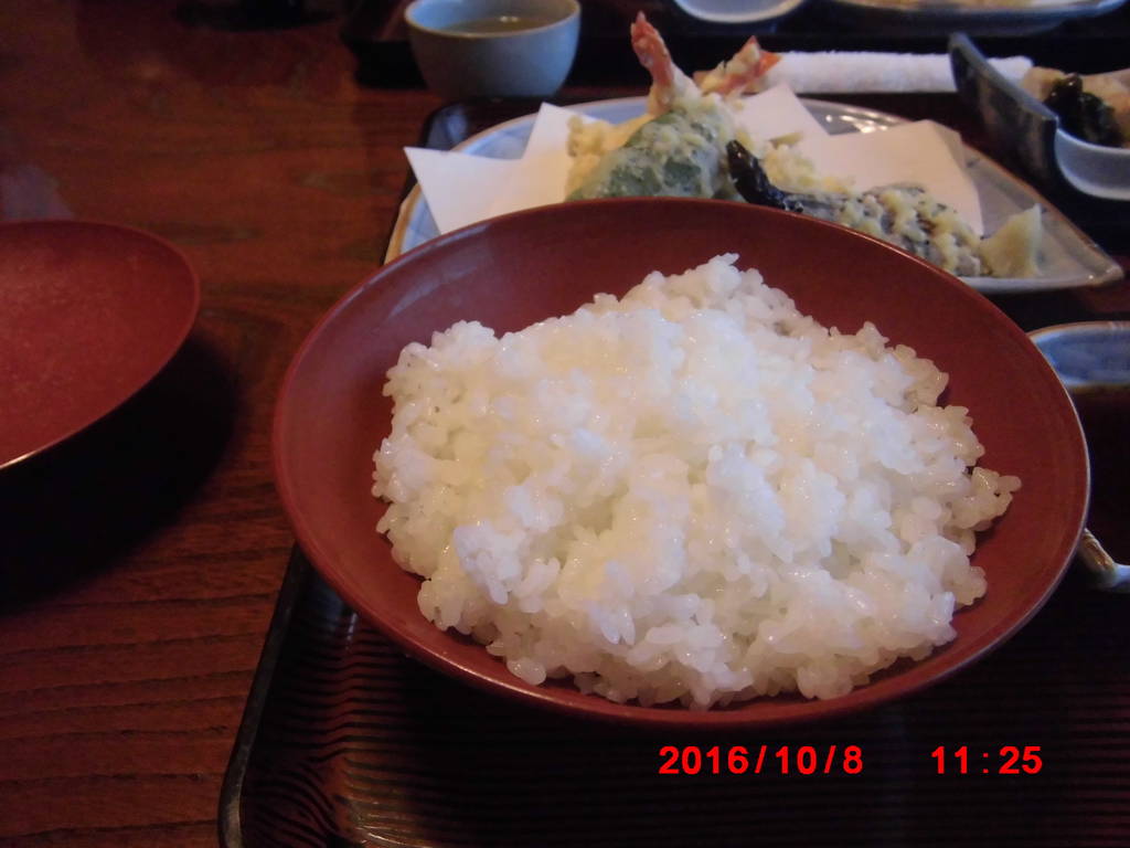 本日のお勧め「お刺身と天婦羅の定食」