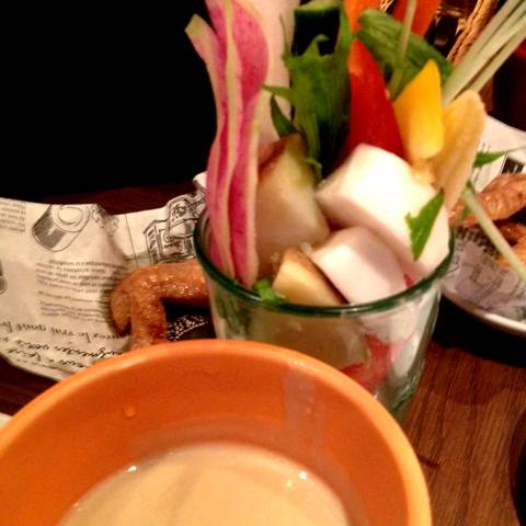 彩り野菜のバーニャカウダー