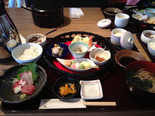 竹籠弁当（そば　または　うどん　または　吸物付）そば・うどん・吸物付