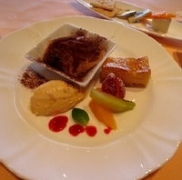 シェフオススメコースのデザート