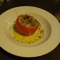 トマトの香草パン粉グリル