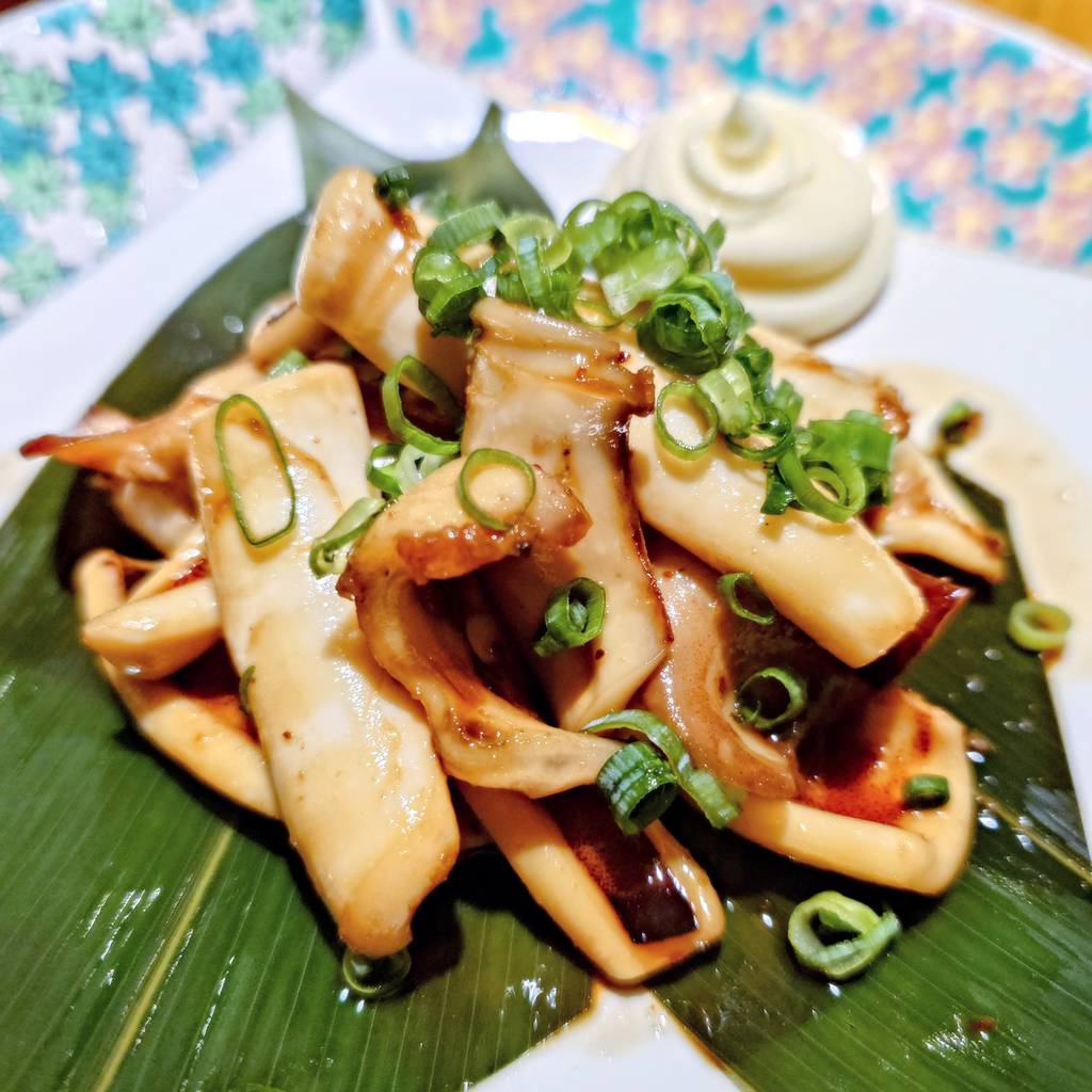 イカゲソ七味醤油焼き