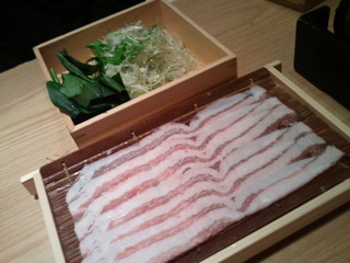 返し豚しゃぶ　バラセット