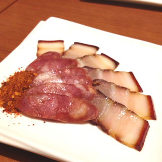 燻製もの二種盛り合わせ