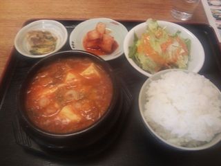 キムチ鍋定食