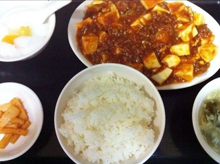 マーボー豆腐定食