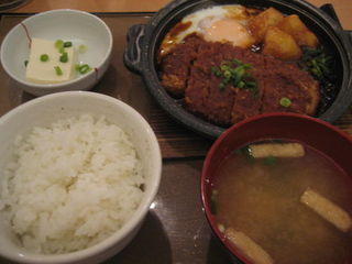 味噌カツ煮定食