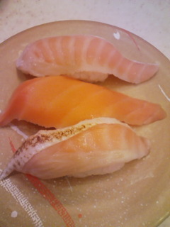 サーモン三種盛り