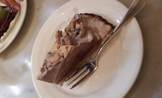 チョコとバナナのタルト