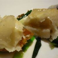 北海道産帆立貝とカリフラワーピュレのパー…