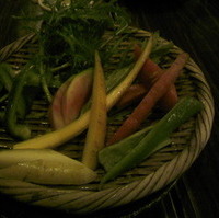 情熱野菜の盛り合わせ