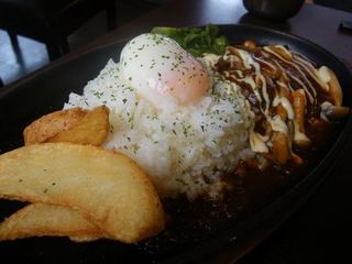 鉄板ハンバーグプレート