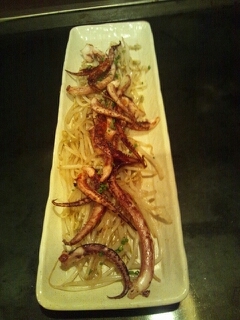 ゲソともやしのユズポン風味