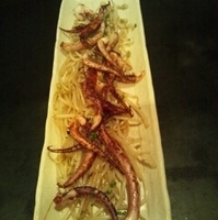 ゲソともやしのユズポン風味