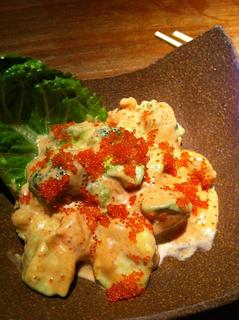 アボカドととびっ子のサラダ