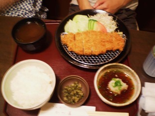 おろしロースかつ定食