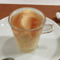 蛤出汁の冷製茶碗蒸し