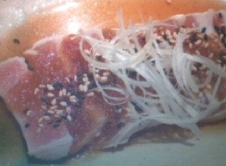 マグロのさっと炙り